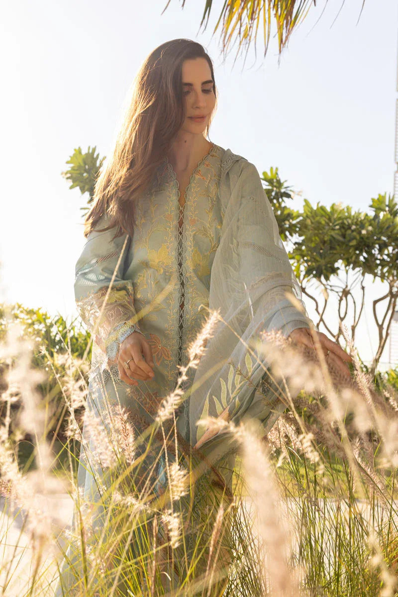 Rangrasiya | Carnation Summer Edit 25 | Ocean - Aqsa Fabrics
