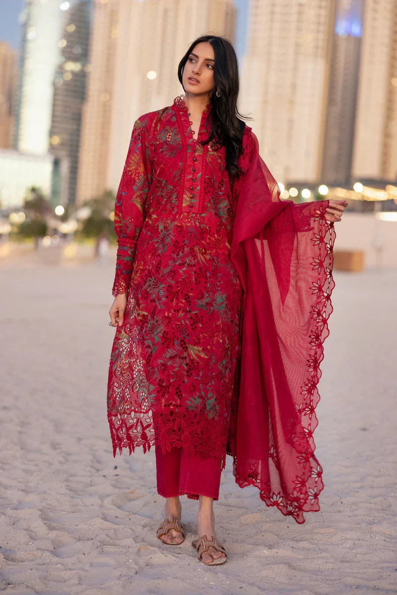 Rangrasiya | Carnation Summer Edit 25 | Scarlet - Aqsa Fabrics