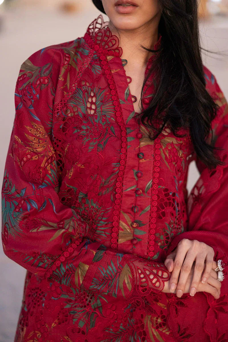 Rangrasiya | Carnation Summer Edit 25 | Scarlet - Aqsa Fabrics