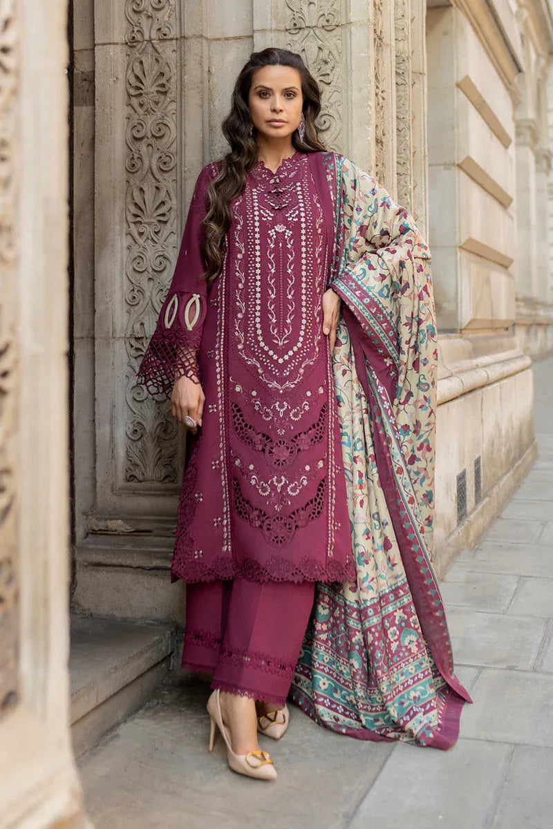 Rangrasiya | Carnation Winter Shawl | Abigail - Aqsa Fabrics