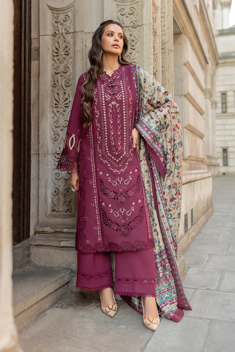 Rangrasiya | Carnation Winter Shawl | Abigail - Aqsa Fabrics
