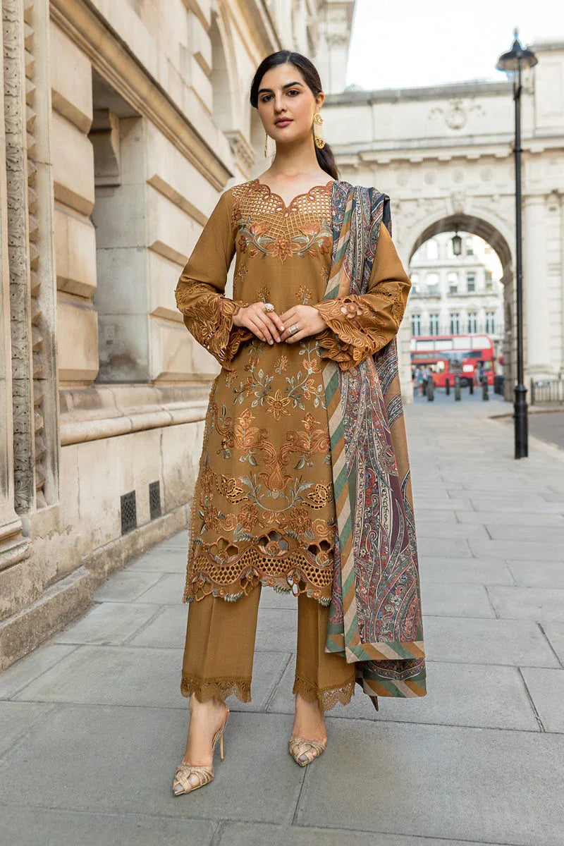 Rangrasiya | Carnation Winter Shawl | Autumn - Aqsa Fabrics