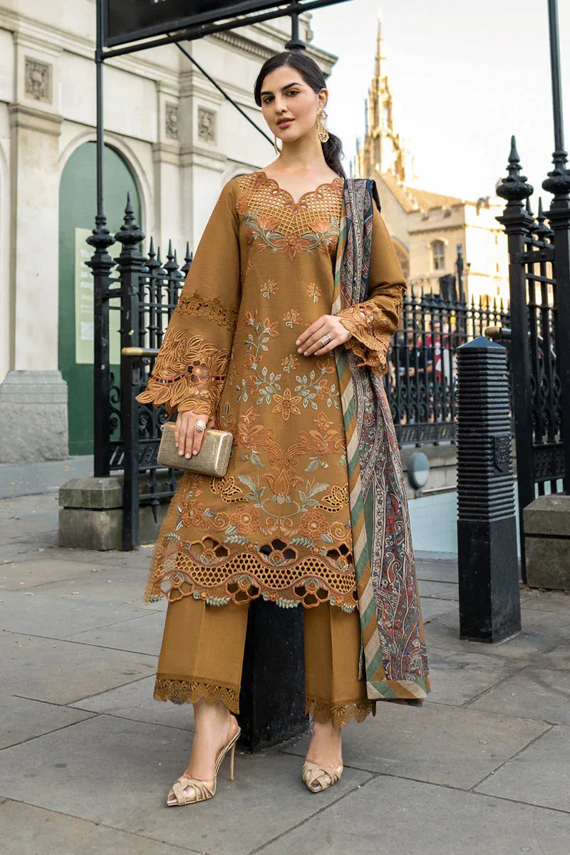 Rangrasiya | Carnation Winter Shawl | Autumn - Aqsa Fabrics