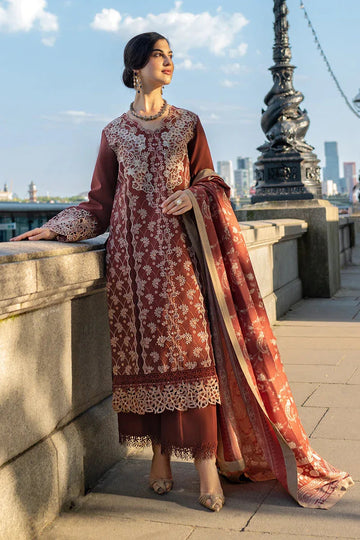 Rangrasiya | Carnation Winter Shawl | Ava - Aqsa Fabrics
