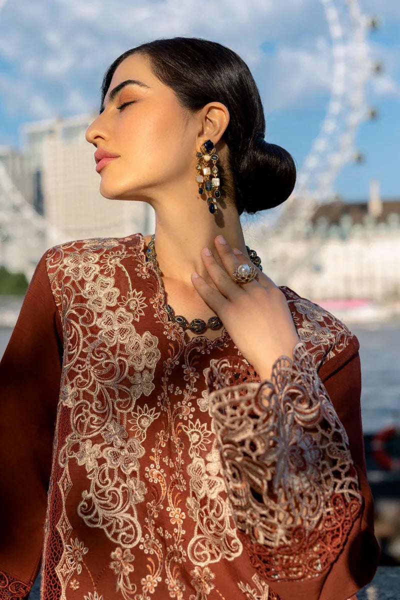 Rangrasiya | Carnation Winter Shawl | Ava - Aqsa Fabrics