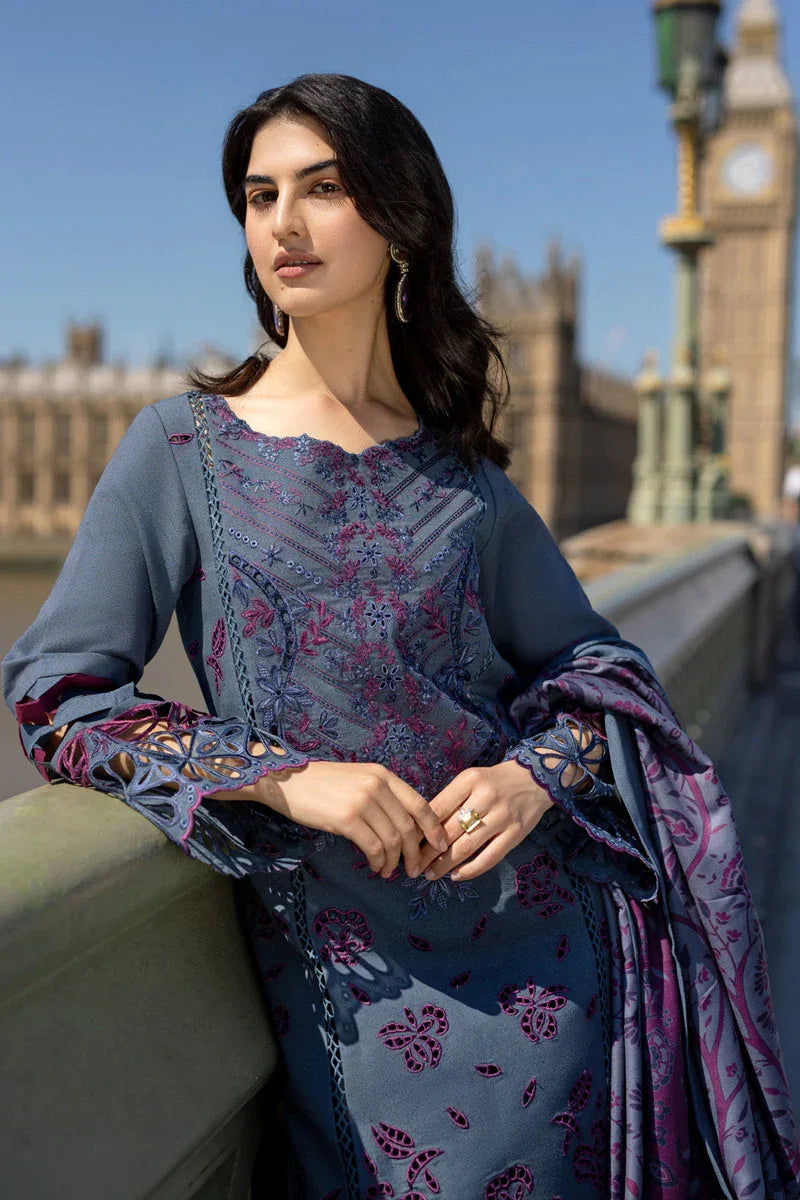 Rangrasiya | Carnation Winter Shawl | Delilah - Aqsa Fabrics