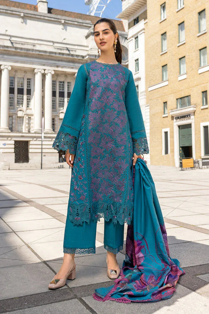 Rangrasiya | Carnation Winter Shawl | Ella - Aqsa Fabrics