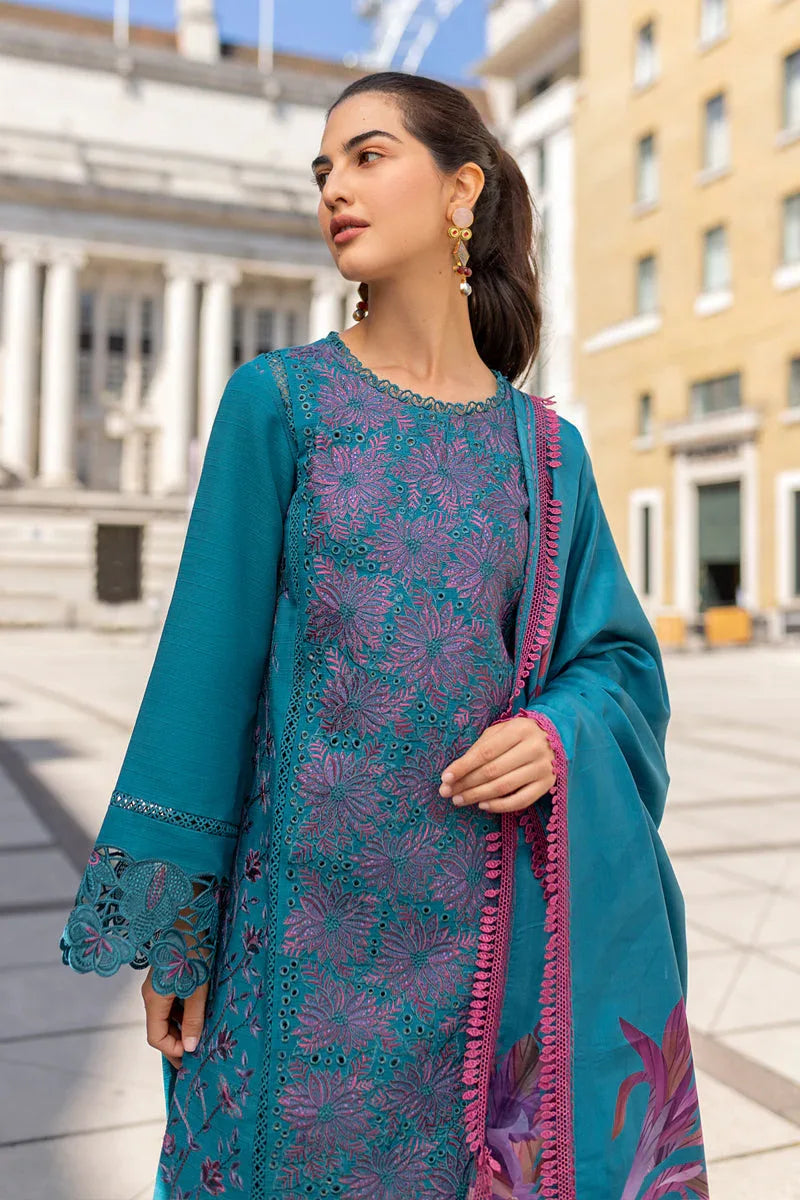 Rangrasiya | Carnation Winter Shawl | Ella - Aqsa Fabrics
