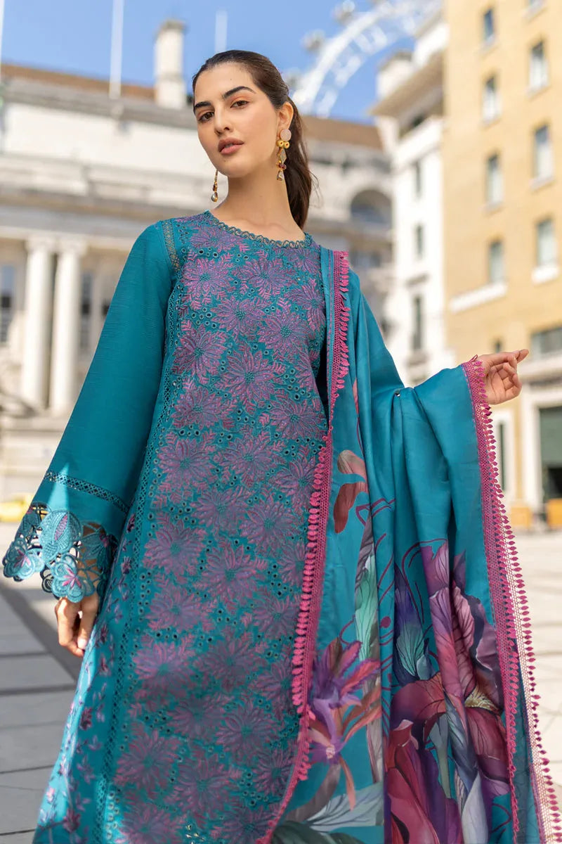 Rangrasiya | Carnation Winter Shawl | Ella - Aqsa Fabrics