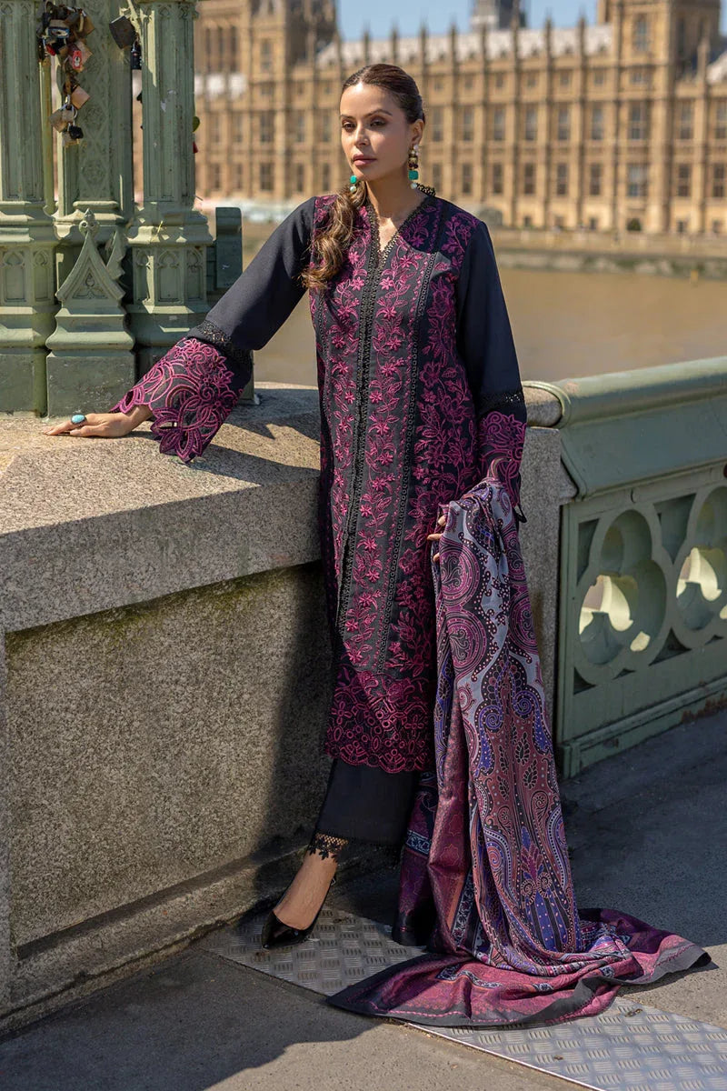Rangrasiya | Carnation Winter Shawl | Emily - Aqsa Fabrics