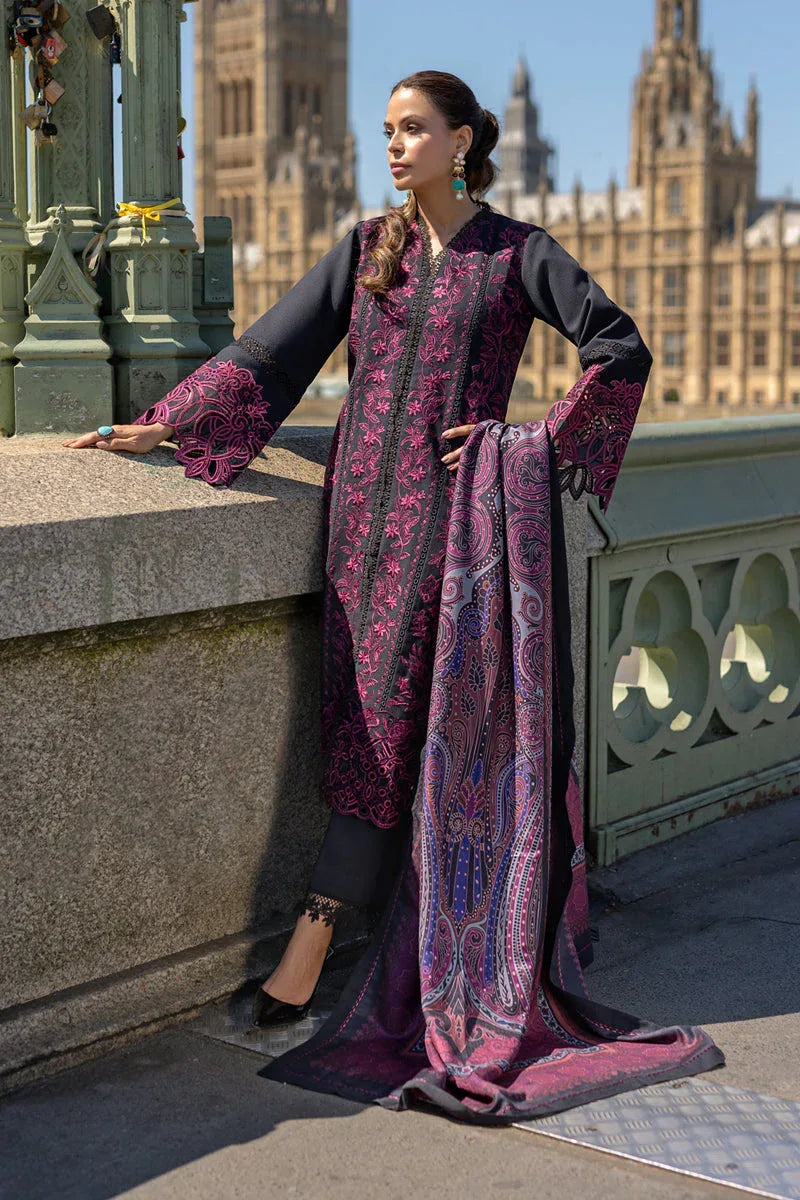 Rangrasiya | Carnation Winter Shawl | Emily - Aqsa Fabrics