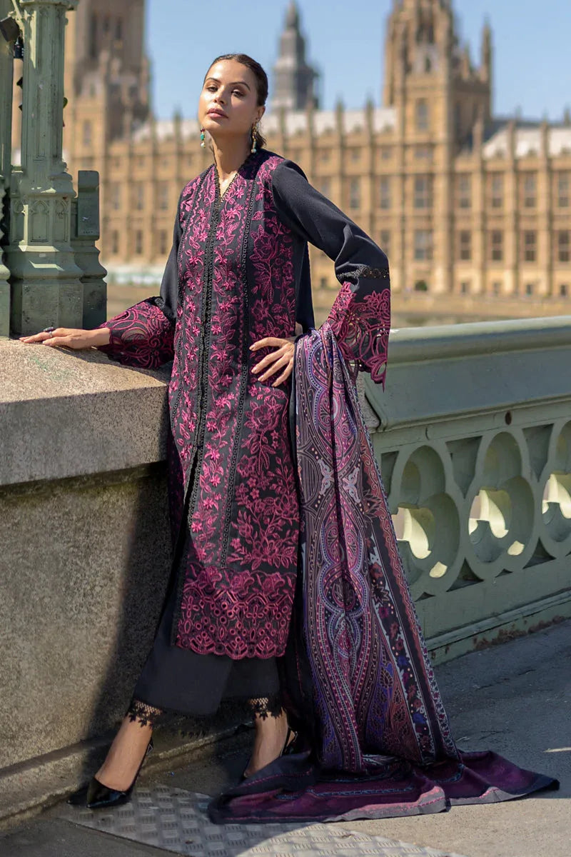 Rangrasiya | Carnation Winter Shawl | Emily - Aqsa Fabrics