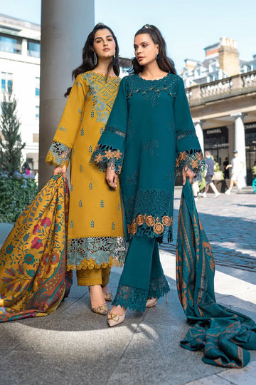 Rangrasiya | Carnation Winter Shawl | Erica - Aqsa Fabrics