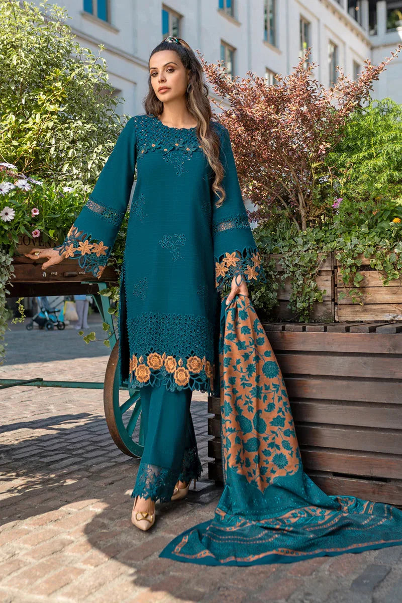 Rangrasiya | Carnation Winter Shawl | Erica - Aqsa Fabrics