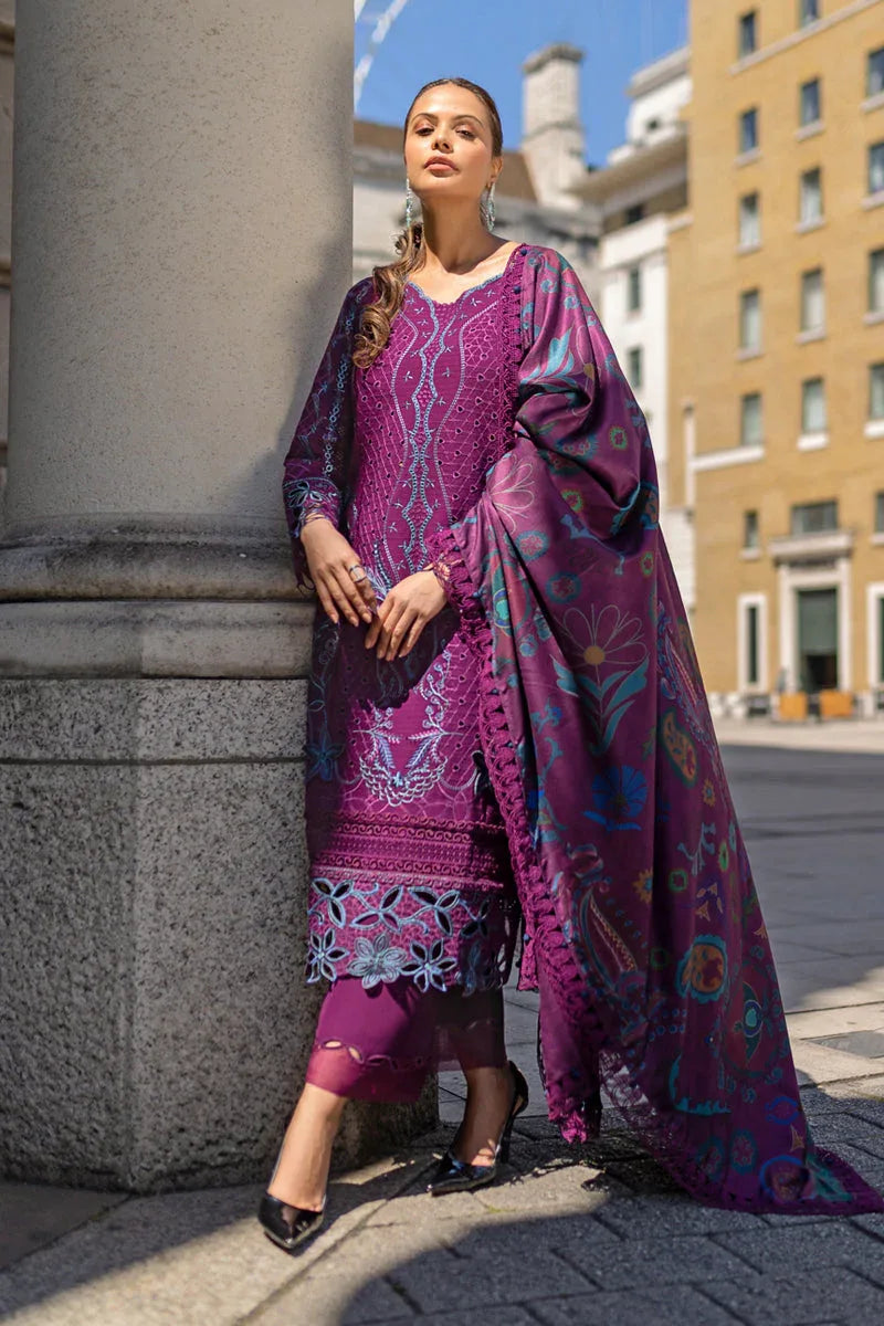 Rangrasiya | Carnation Winter Shawl | Freya - Aqsa Fabrics