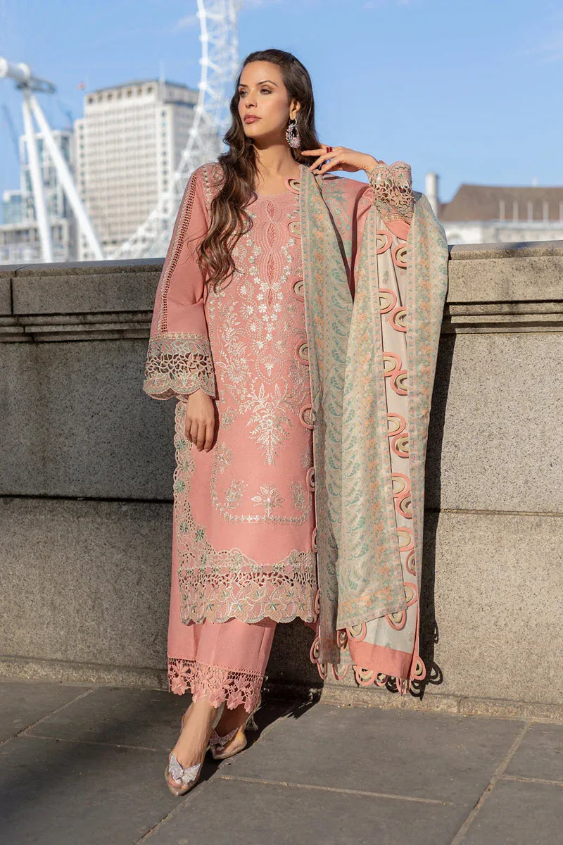 Rangrasiya | Carnation Winter Shawl | Grace - Aqsa Fabrics