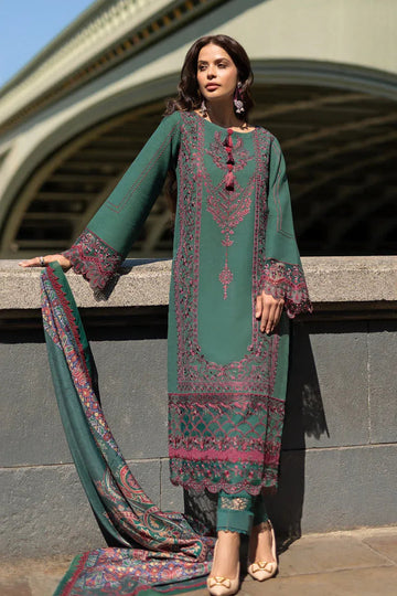 Rangrasiya | Carnation Winter Shawl | Isla - Aqsa Fabrics