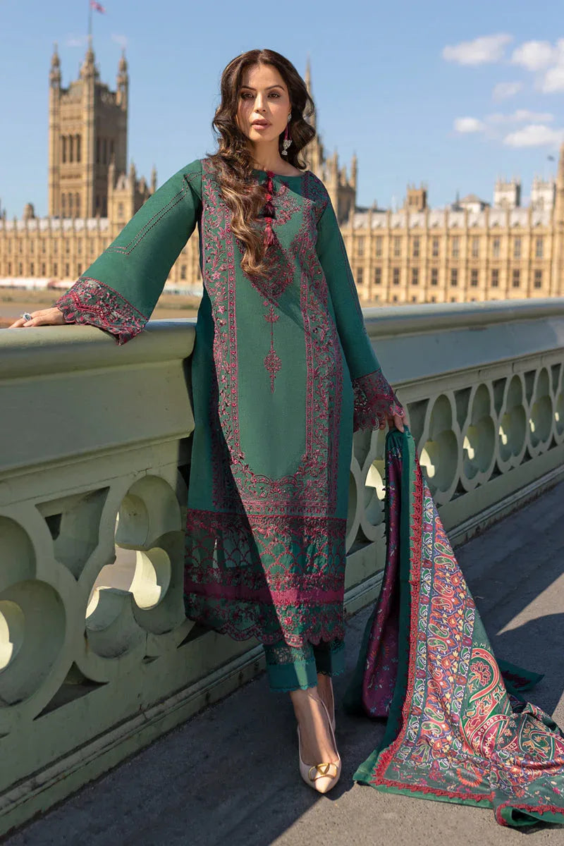 Rangrasiya | Carnation Winter Shawl | Isla - Aqsa Fabrics