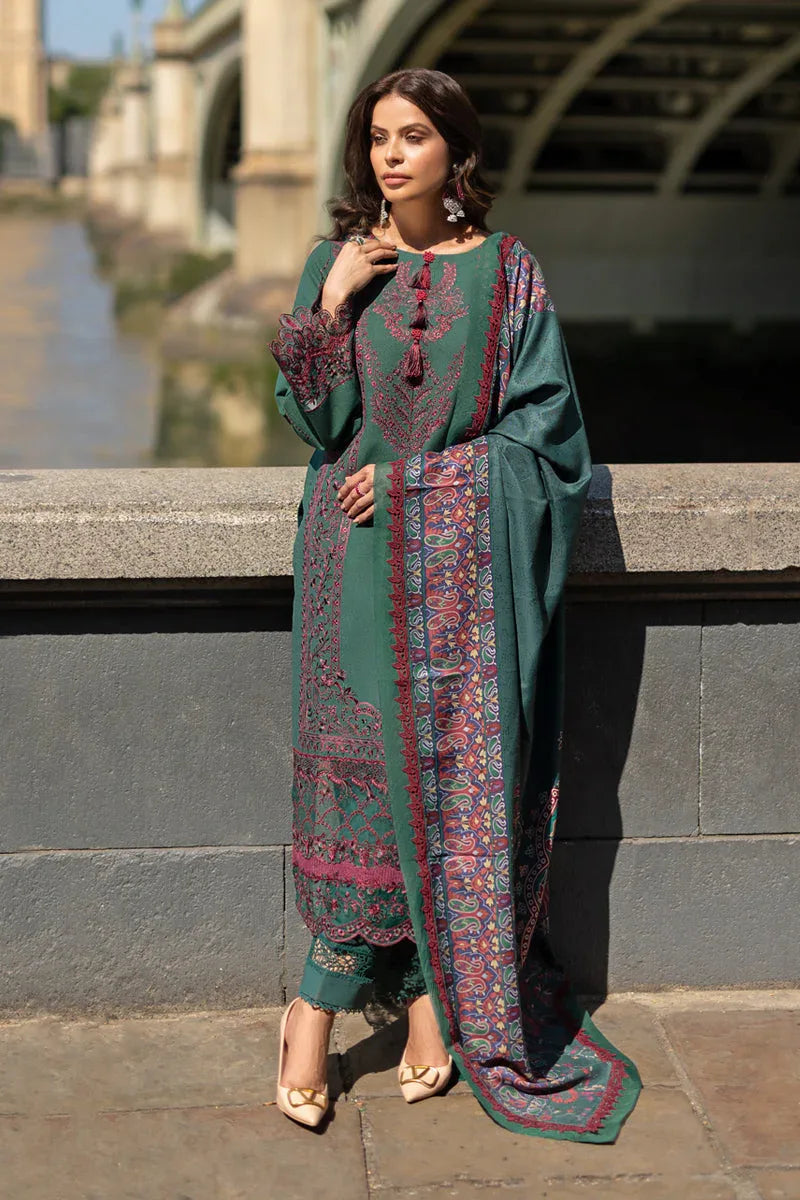 Rangrasiya | Carnation Winter Shawl | Isla - Aqsa Fabrics