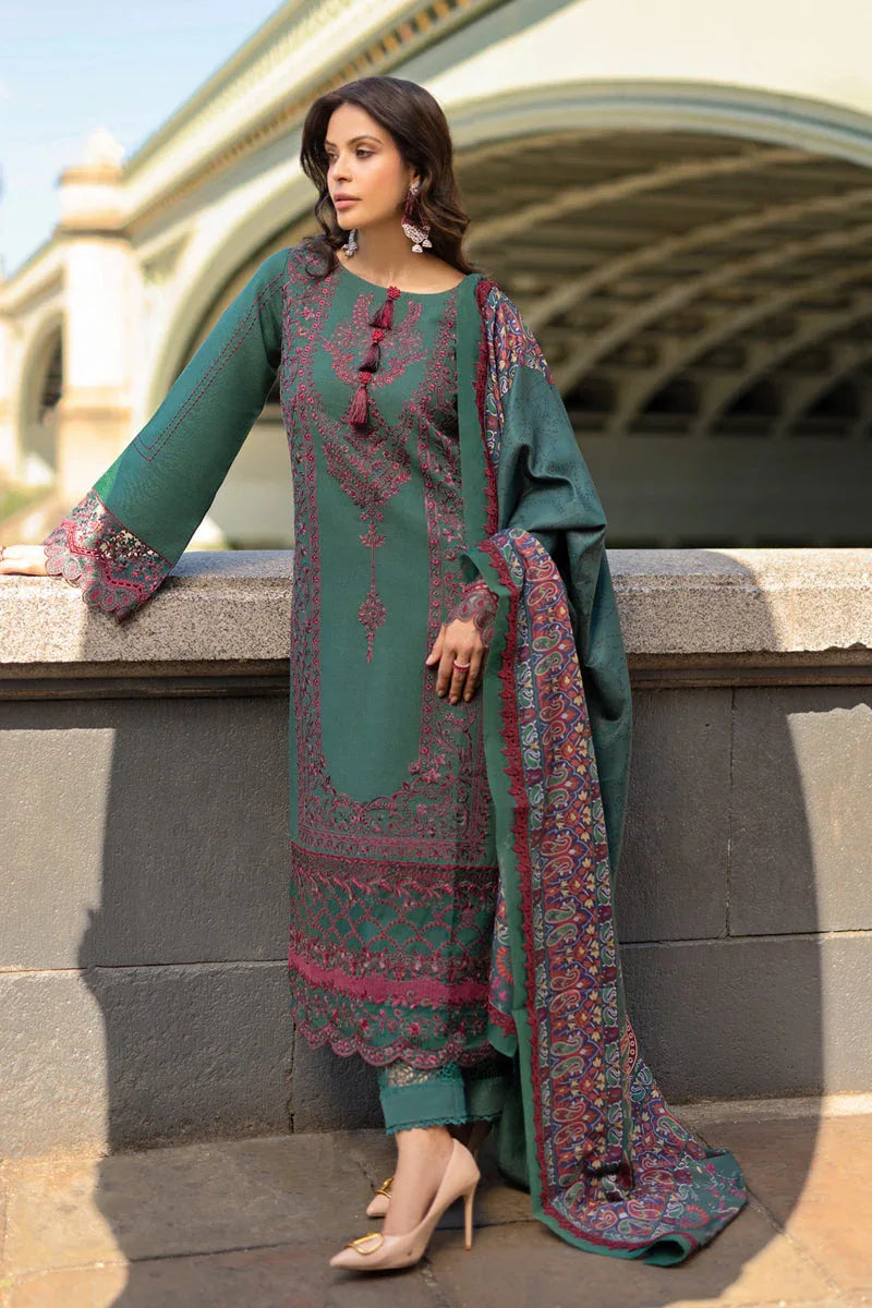 Rangrasiya | Carnation Winter Shawl | Isla - Aqsa Fabrics