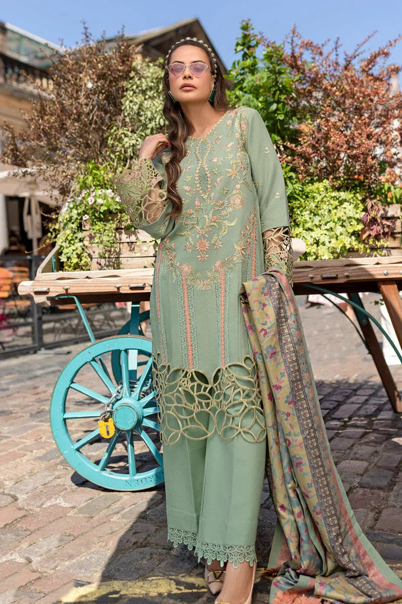 Rangrasiya | Carnation Winter Shawl | Lisa - Aqsa Fabrics
