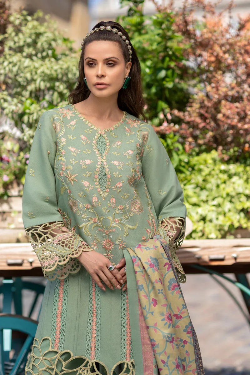 Rangrasiya | Carnation Winter Shawl | Lisa - Aqsa Fabrics