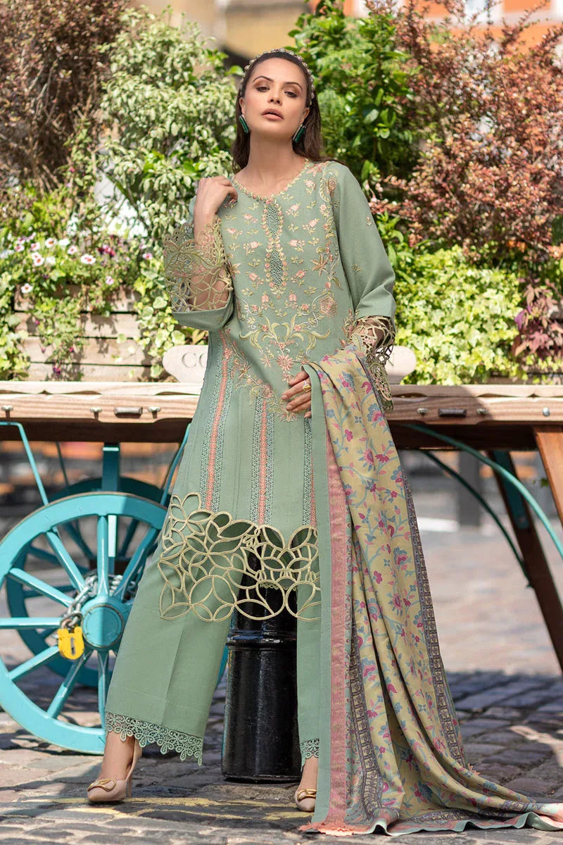 Rangrasiya | Carnation Winter Shawl | Lisa - Aqsa Fabrics