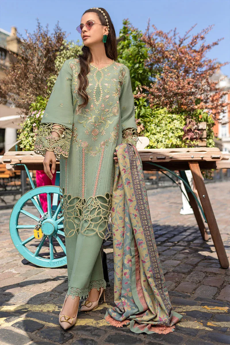 Rangrasiya | Carnation Winter Shawl | Lisa - Aqsa Fabrics