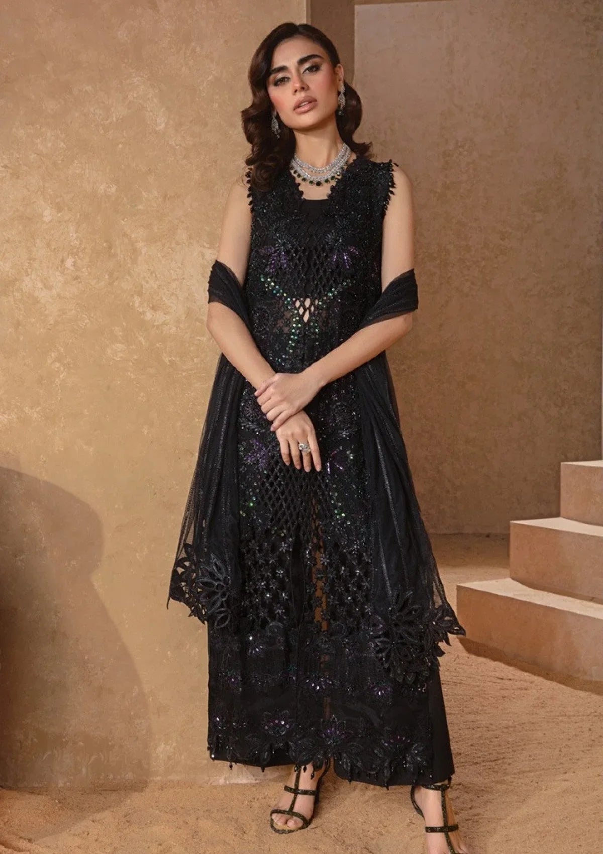 Rangrasiya | Chatoyer Wedding Formals 24 | D#03 - Mira - Aqsa Fabrics
