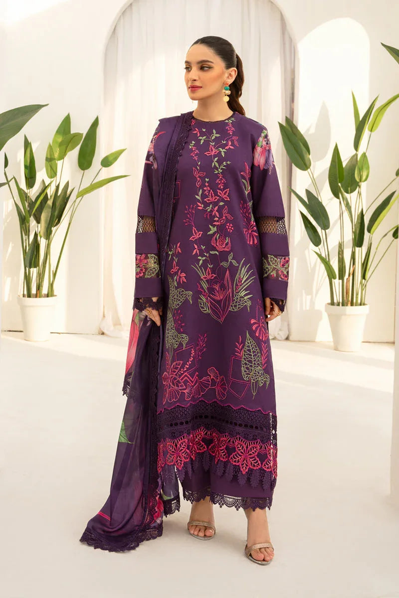 Rangrasiya | Florence Summer Edit 24 | Carnation - Aqsa Fabrics