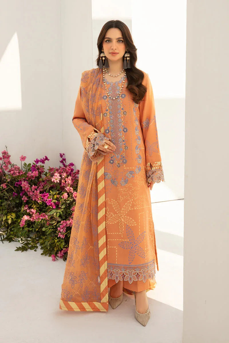 Rangrasiya | Florence Summer Edit 24 | Cinnamon - Aqsa Fabrics