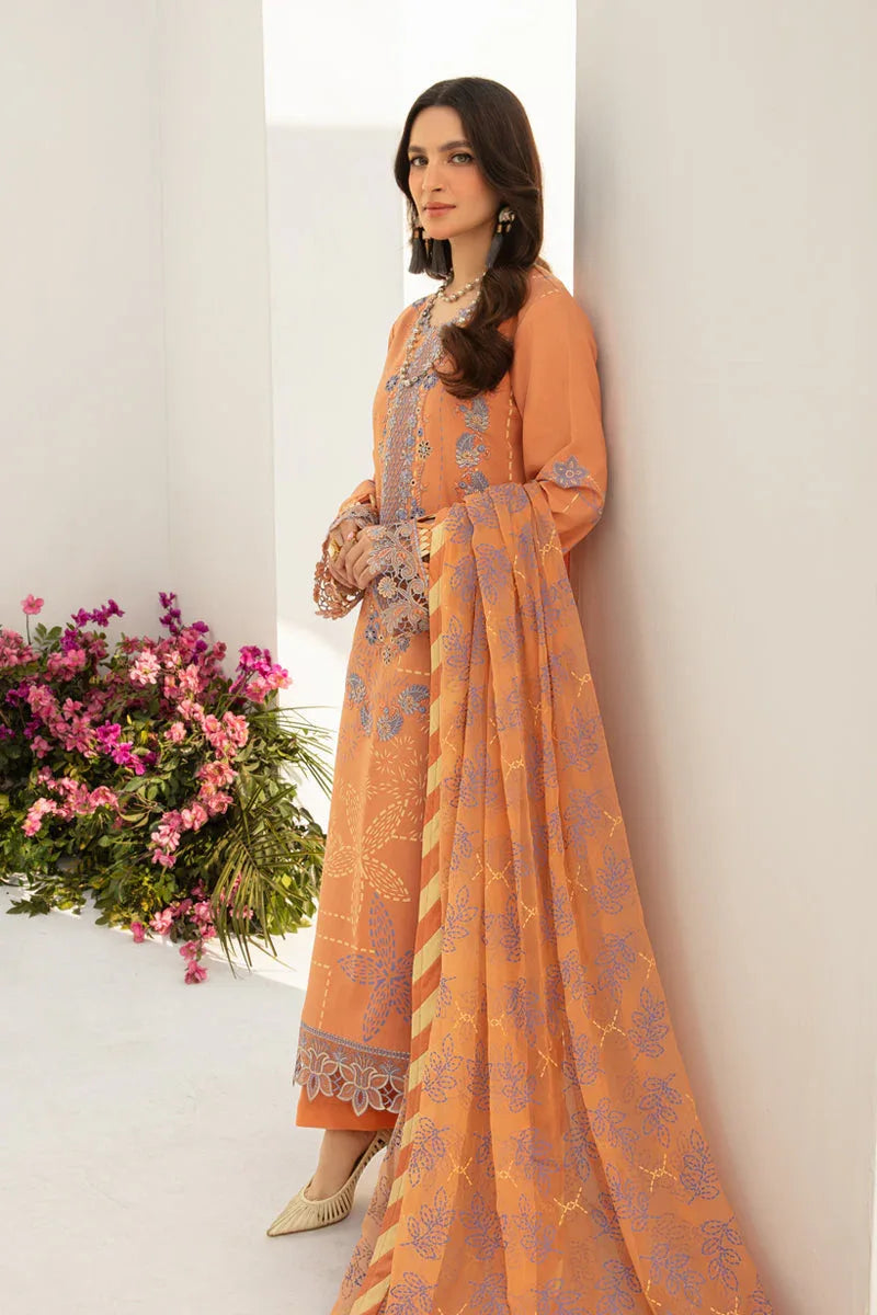 Rangrasiya | Florence Summer Edit 24 | Cinnamon - Aqsa Fabrics