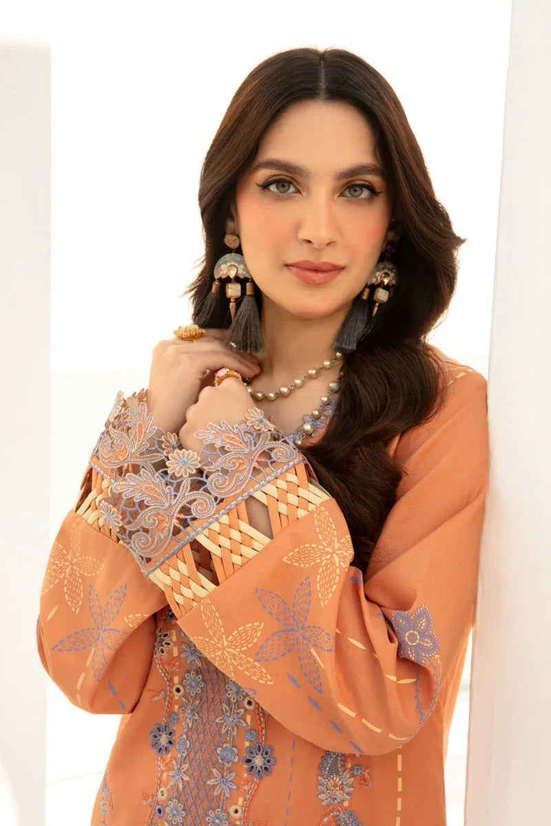 Rangrasiya | Florence Summer Edit 24 | Cinnamon - Aqsa Fabrics