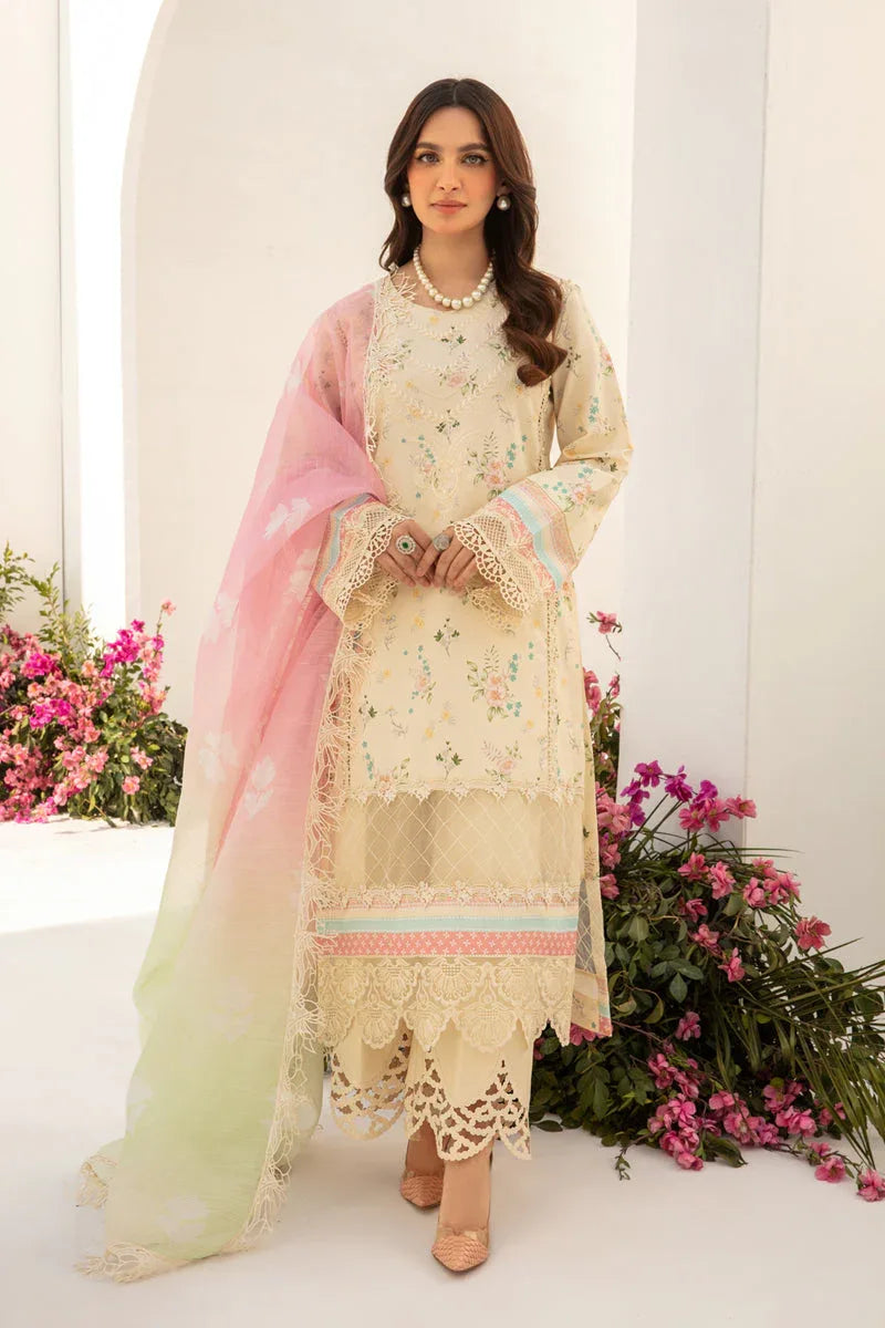 Rangrasiya | Florence Summer Edit 24 | Ivory - Aqsa Fabrics