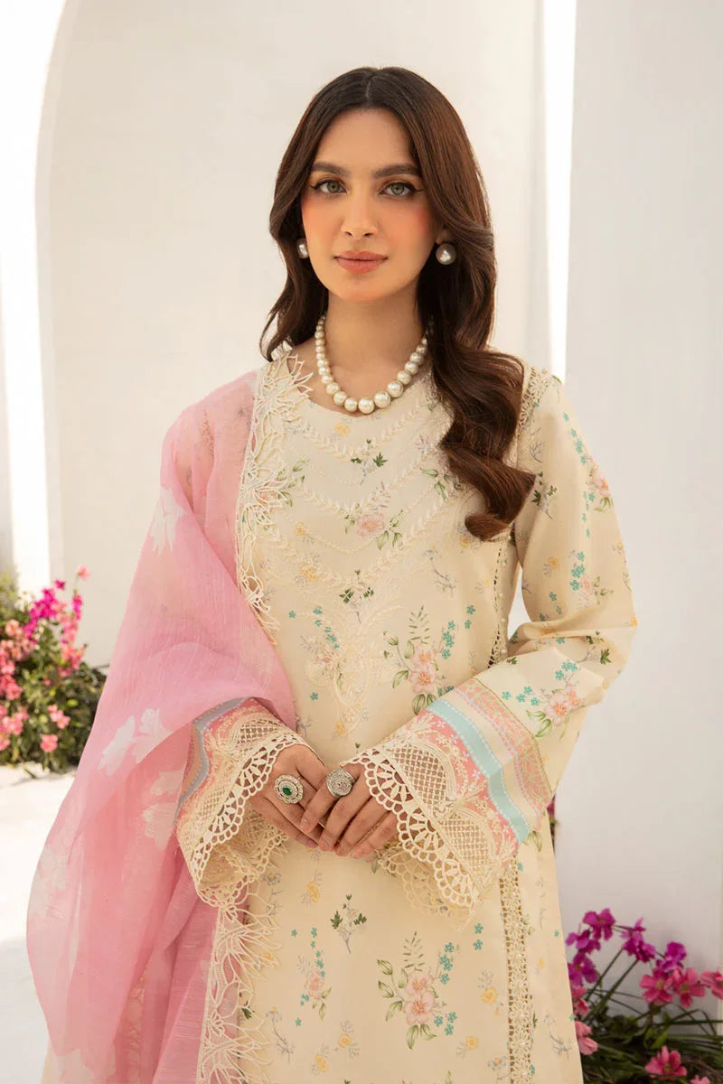Rangrasiya | Florence Summer Edit 24 | Ivory - Aqsa Fabrics