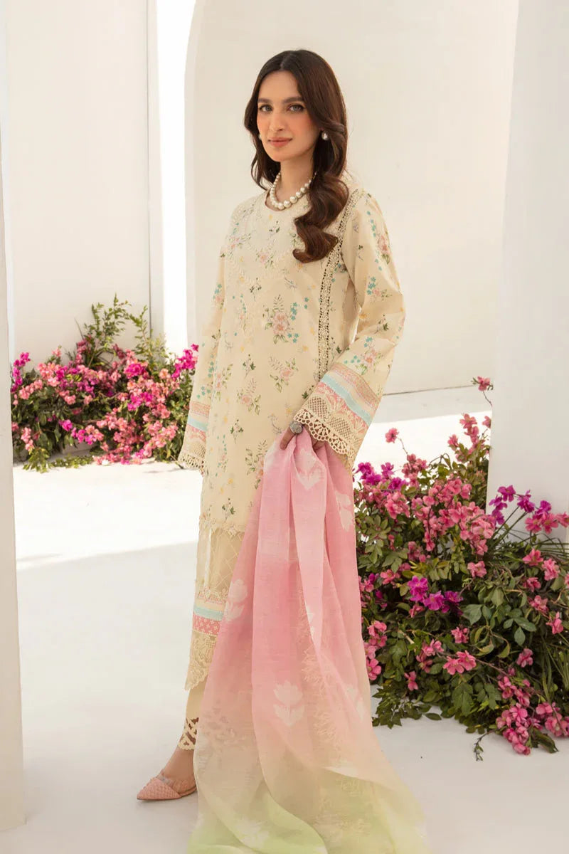Rangrasiya | Florence Summer Edit 24 | Ivory - Aqsa Fabrics