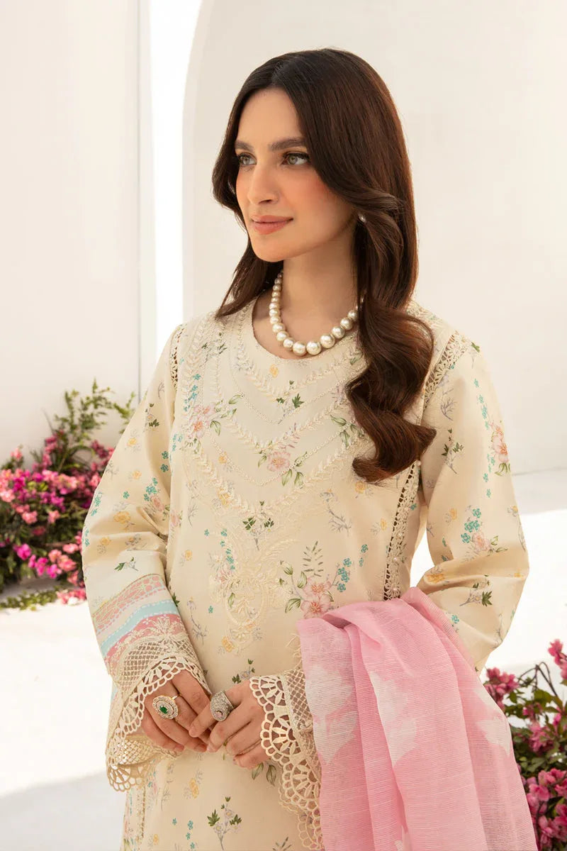 Rangrasiya | Florence Summer Edit 24 | Ivory - Aqsa Fabrics