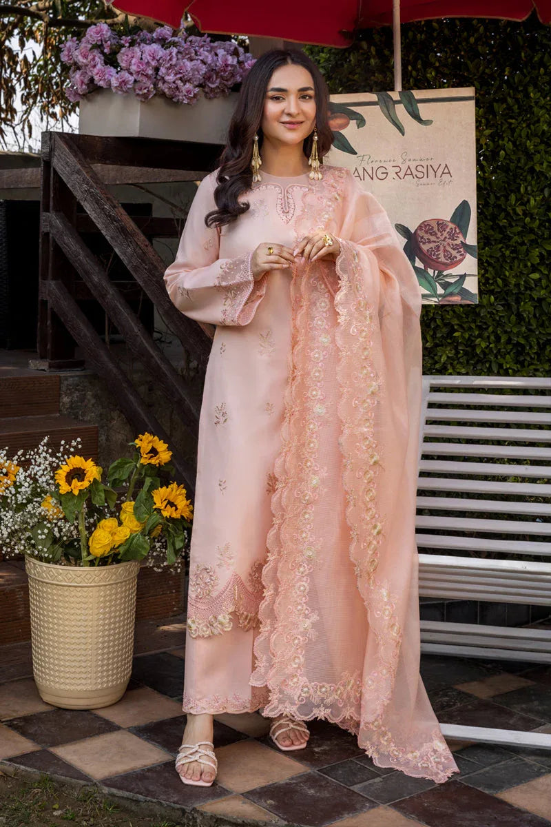 Rangrasiya | Florence Summer Edit 25 | Eshal - Aqsa Fabrics
