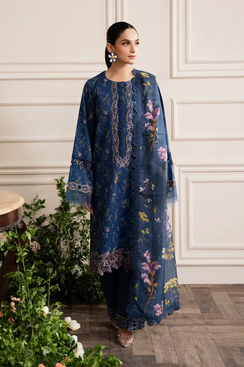 Rangrasiya | Lifestyle Embroidered Edit 24 | AZURE - Aqsa Fabrics