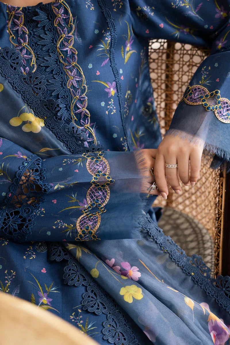 Rangrasiya | Lifestyle Embroidered Edit 24 | AZURE - Aqsa Fabrics