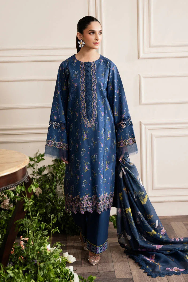 Rangrasiya | Lifestyle Embroidered Edit 24 | AZURE - Aqsa Fabrics