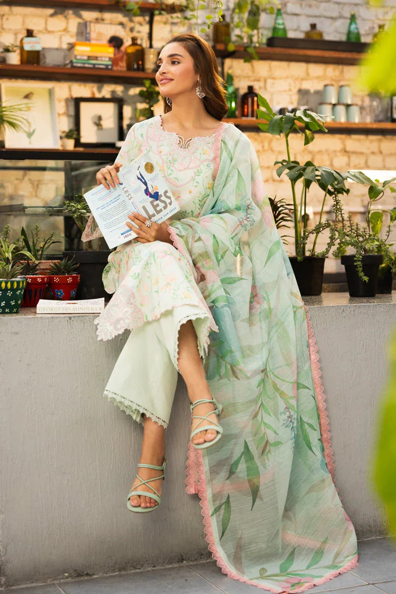 Rangrasiya | Lifestyle Summer Edit 25 | Sage - Aqsa Fabrics