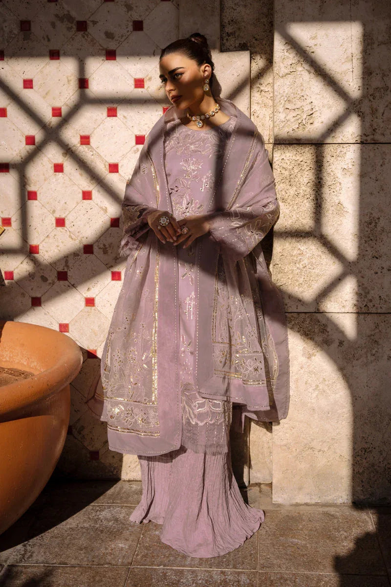 Rangrasiya | Premium Summer Lawn 25 | Prisa - Aqsa Fabrics