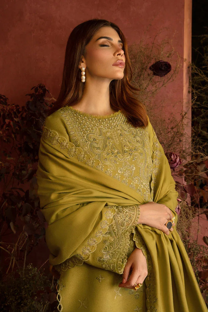 Rangrasiya | Premium Winter Edit 24 |  Cardamom - Aqsa Fabrics