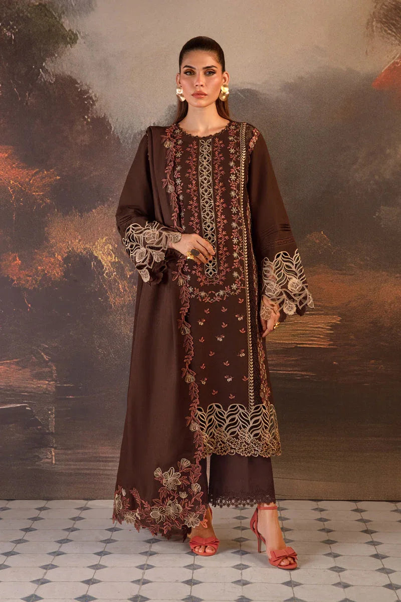 Rangrasiya | Premium Winter Edit 24 |  Hot Choclate - Aqsa Fabrics