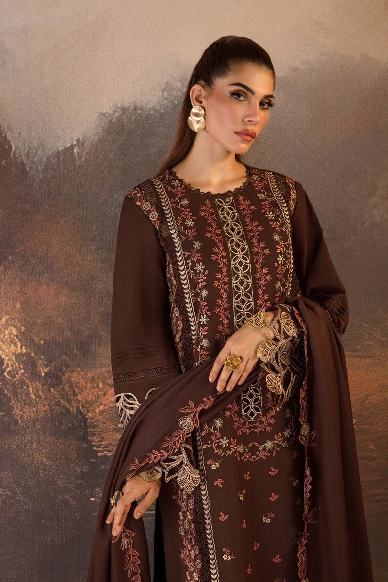 Rangrasiya | Premium Winter Edit 24 |  Hot Choclate - Aqsa Fabrics