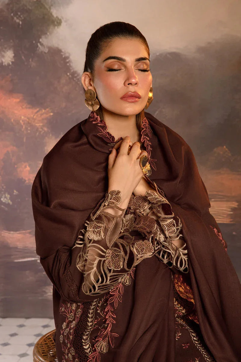 Rangrasiya | Premium Winter Edit 24 |  Hot Choclate - Aqsa Fabrics