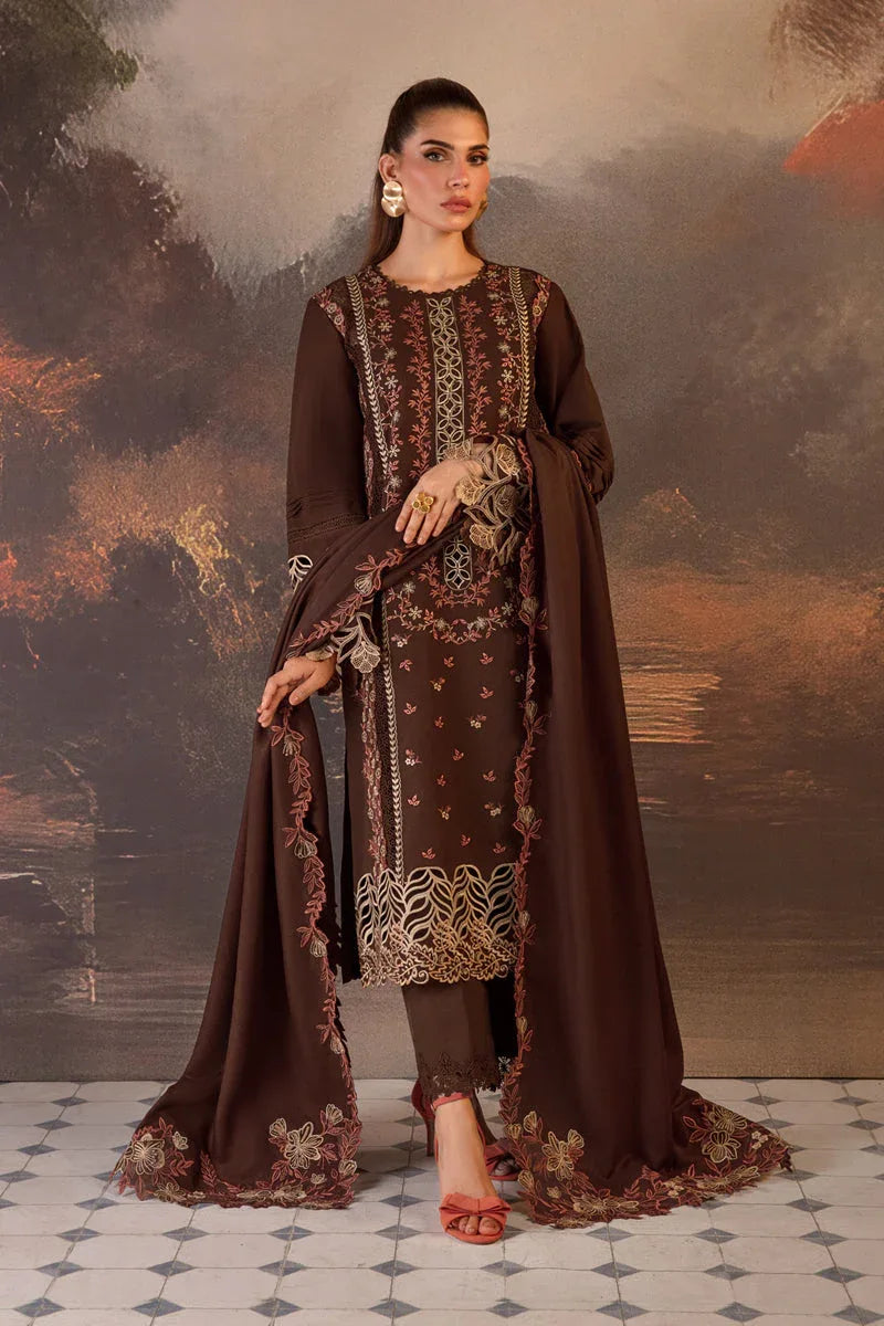 Rangrasiya | Premium Winter Edit 24 |  Hot Choclate - Aqsa Fabrics