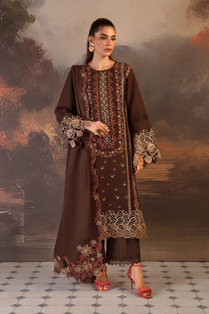 Rangrasiya | Premium Winter Edit 24 |  Hot Choclate - Aqsa Fabrics