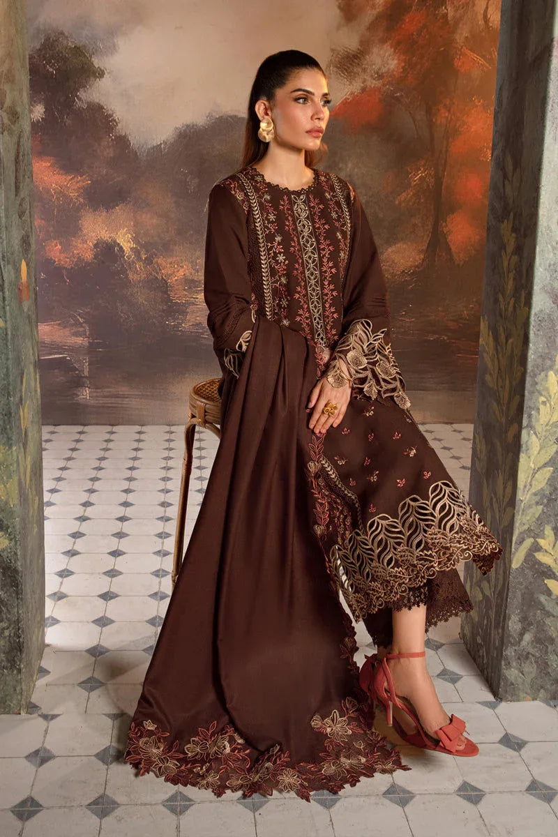 Rangrasiya | Premium Winter Edit 24 |  Hot Choclate - Aqsa Fabrics